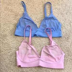 Aerie Blue and Pink Bras